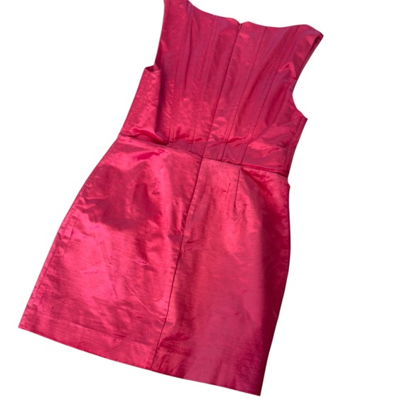 NBD Shiela Corset Mini Dress, Size Medium Pinkish Red Color - Picture 6 of 7